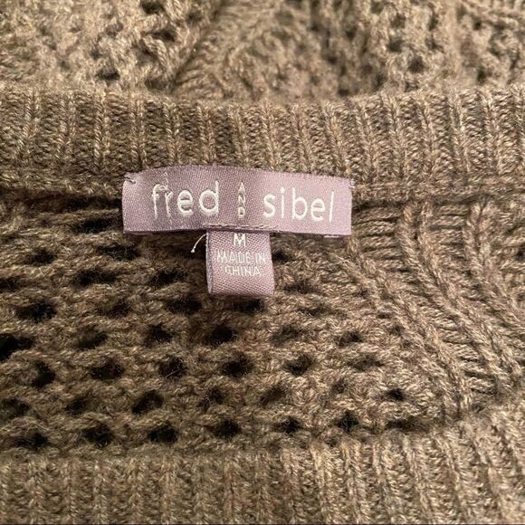Fred And Sibel Wool & Cashmere Sweater Size Medium - Picture 7 of 10
